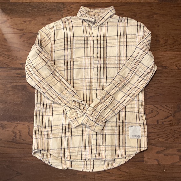 PULL & BEAR - coozy flanel type blouse - sizee M (relaxed fit) - Picture 2 of 9